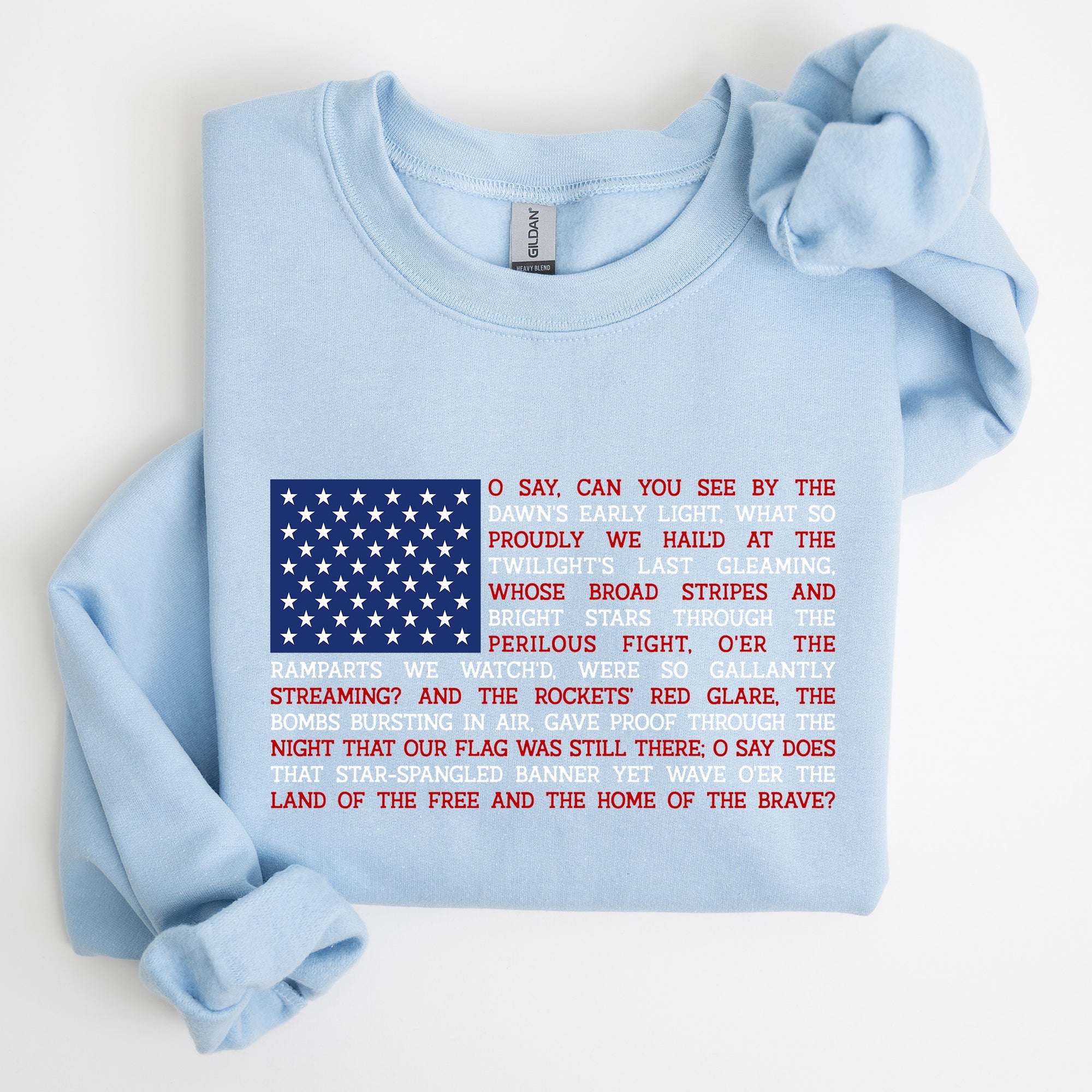 American Flag, Anthem, Patriotic, 4th of July Sweatshirt