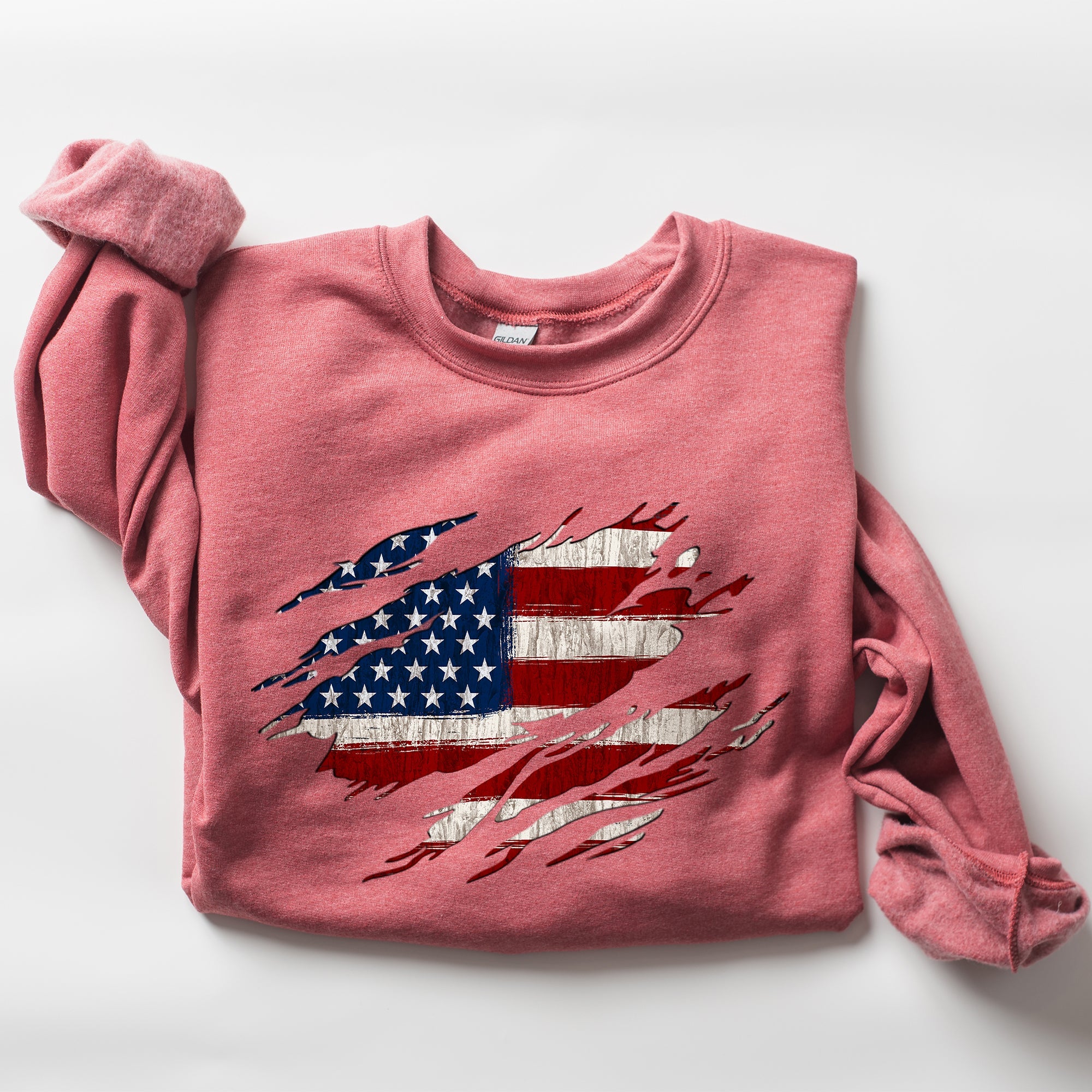 American Flag, Patriotic, 4th of July Sweatshirt