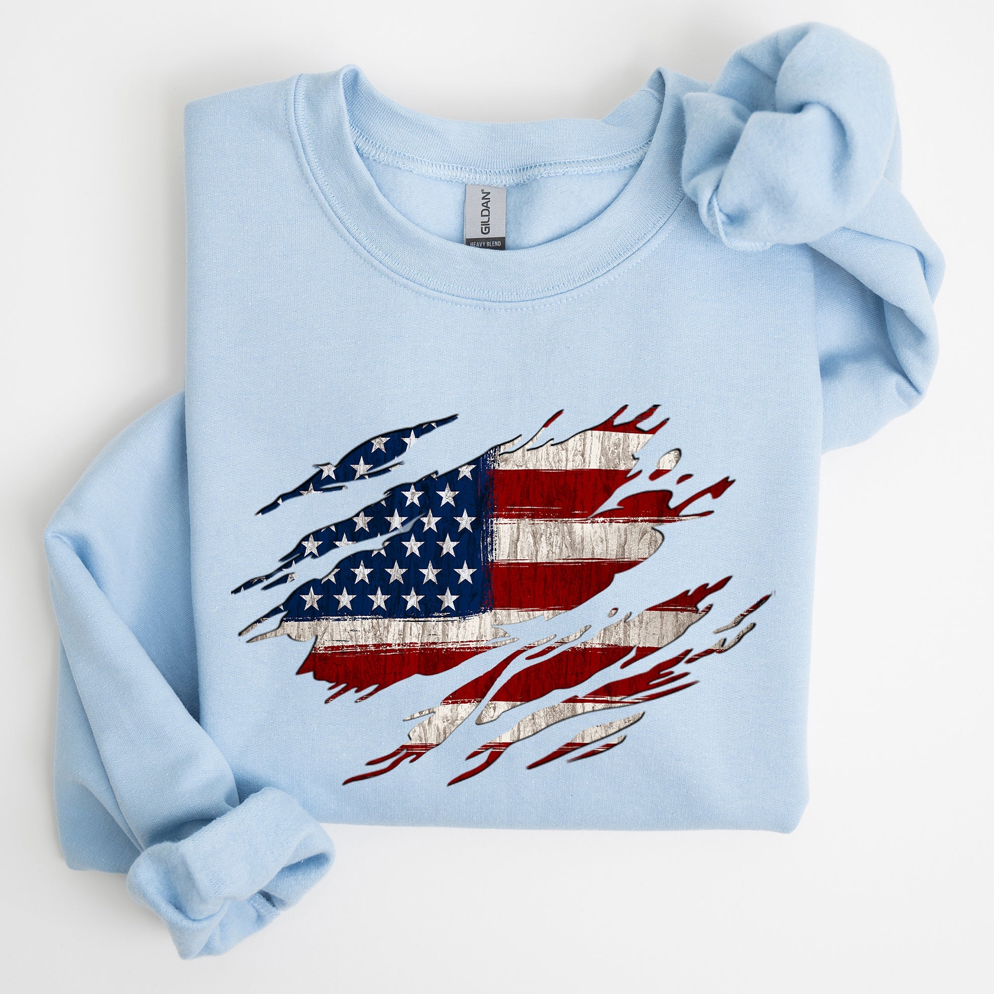 American Flag, Patriotic, 4th of July Sweatshirt