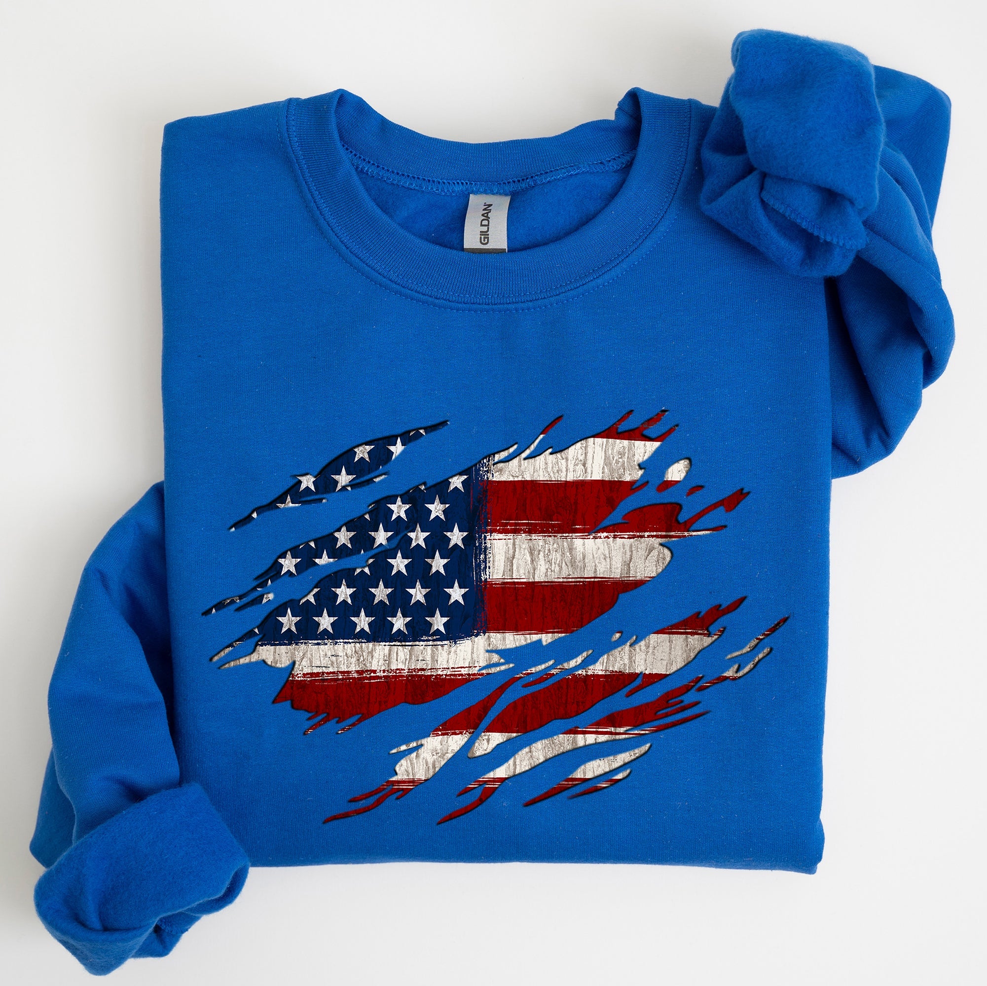 American Flag, Patriotic, 4th of July Sweatshirt
