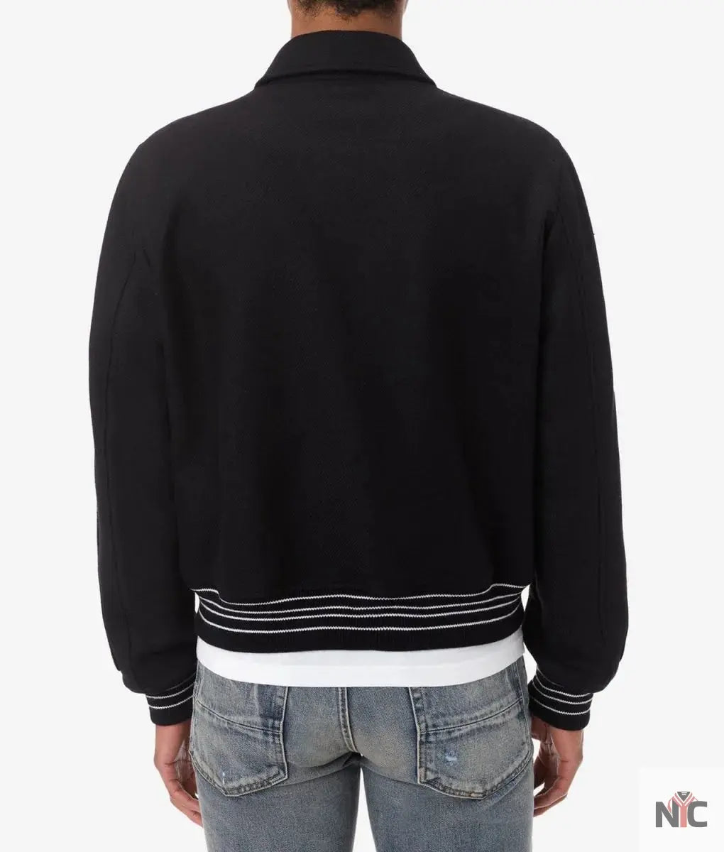 Amiri Bones Letterman Wool Jacket Clanton Jacket