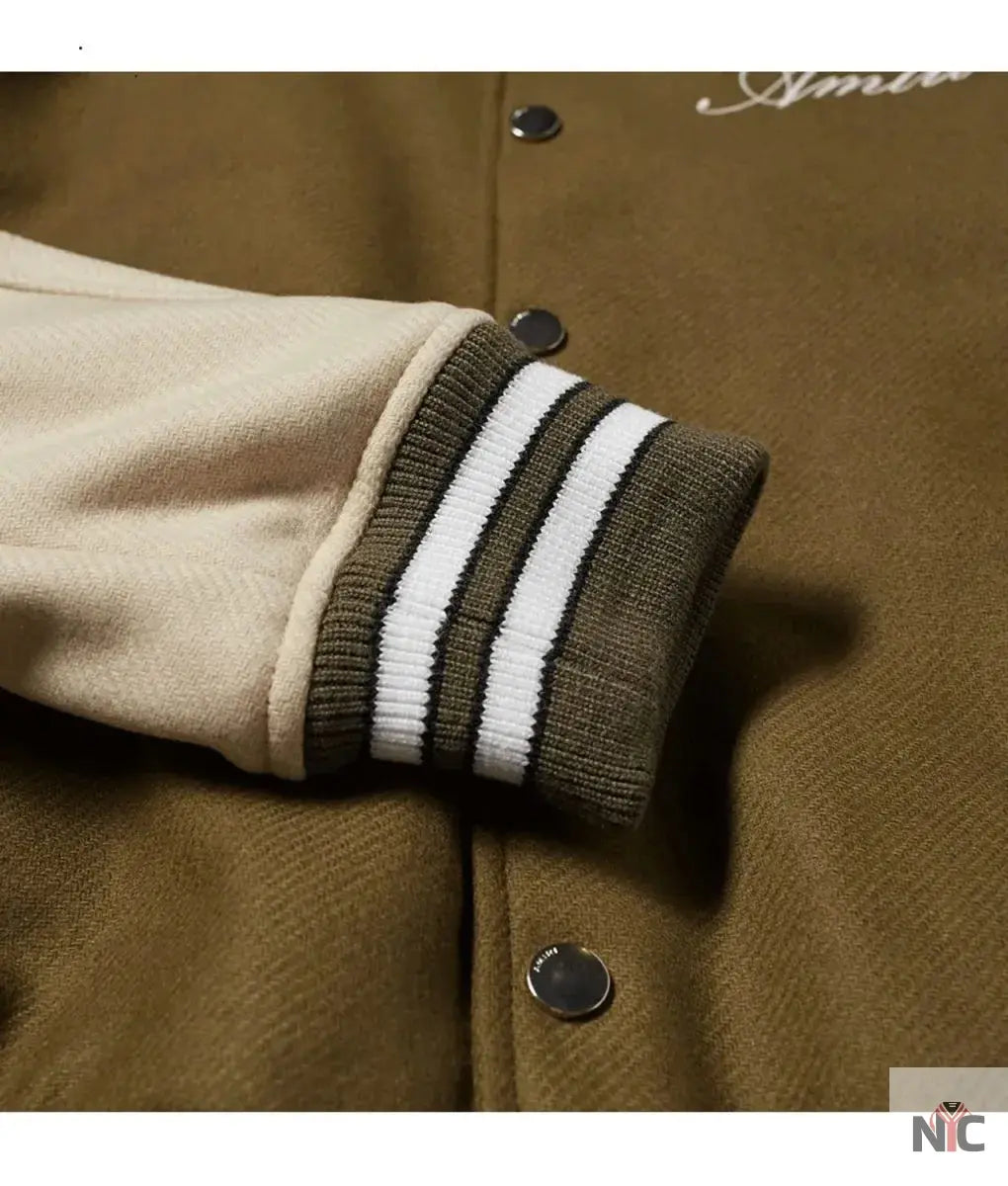 Amiri Bones Letterman Wool Jacket Clanton Jacket