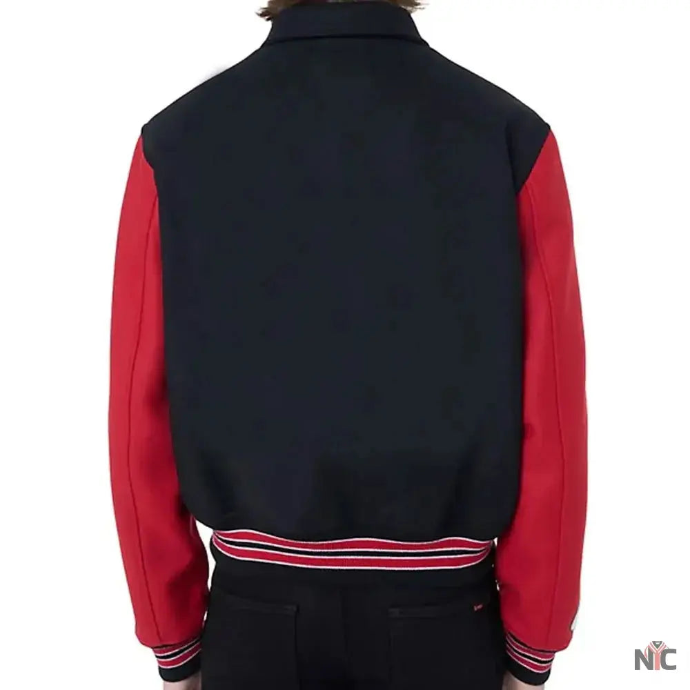 Amiri Bones Letterman Wool Jacket Clanton Jacket