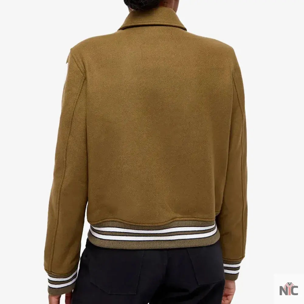 Amiri Bones Letterman Wool Jacket Clanton Jacket