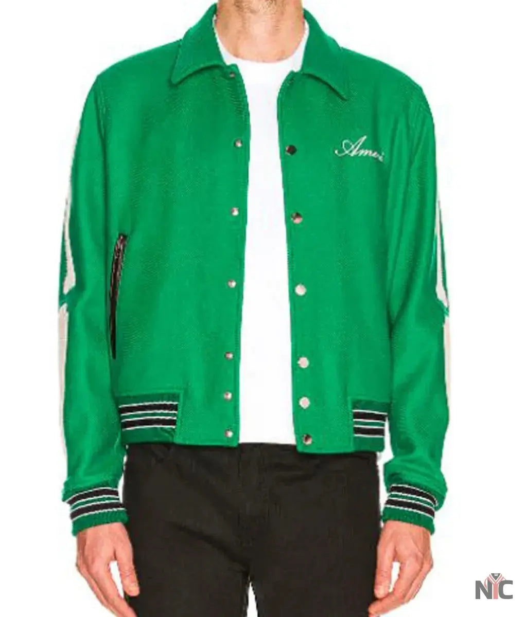 Amiri Bones Letterman Wool Jacket Clanton Jacket