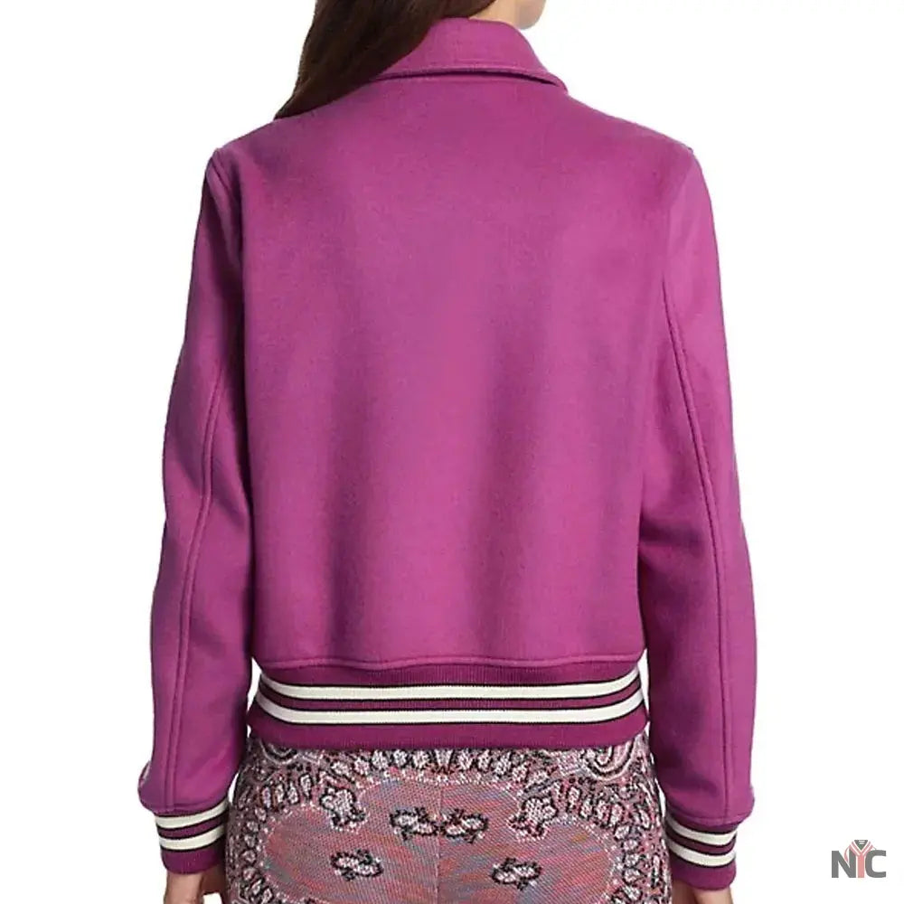 Amiri Bones Letterman Wool Jacket Clanton Jacket