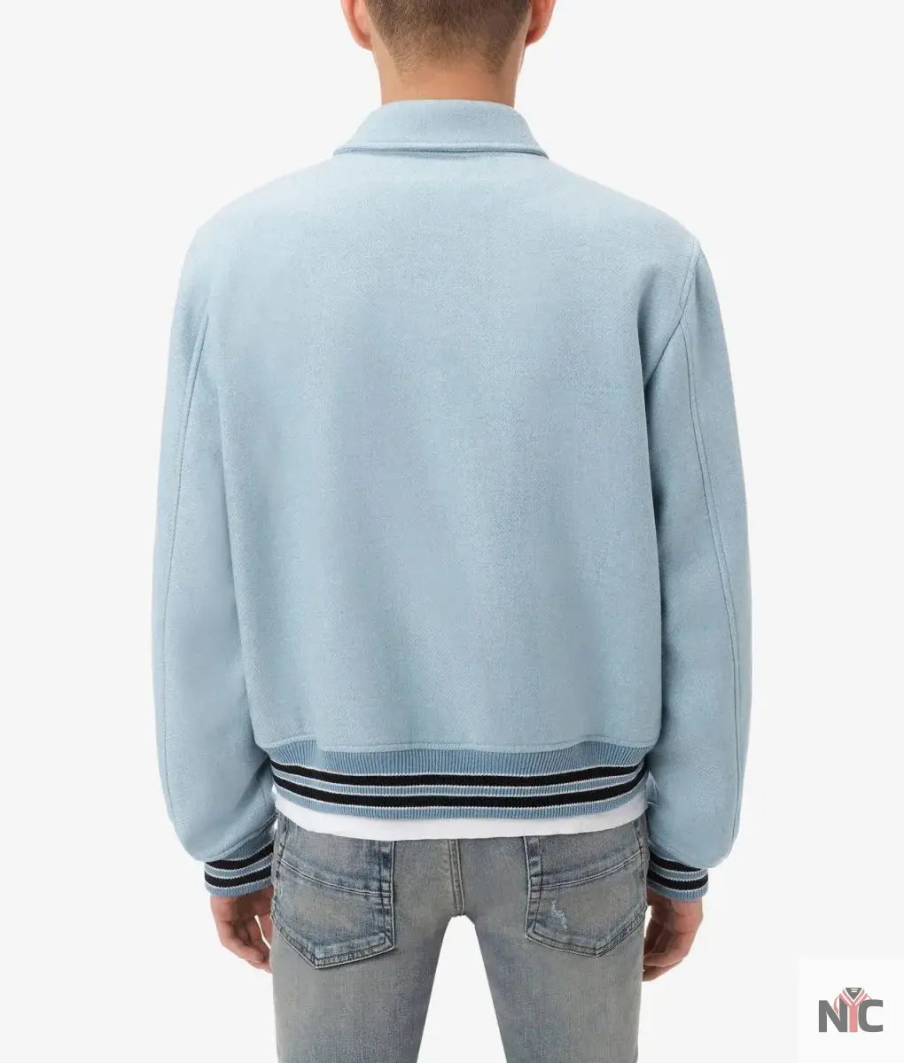 Amiri Bones Letterman Wool Jacket Clanton Jacket