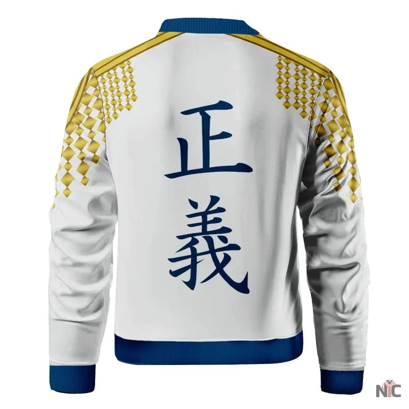 Anime One Piece Marine Bomber Jacket Clanton Jacket