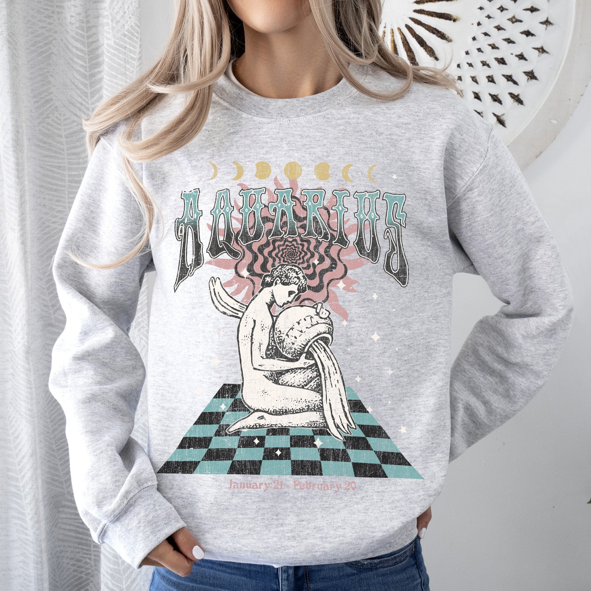 Aquarius Zodiac, Astrology, Horoscope Sweatshirt