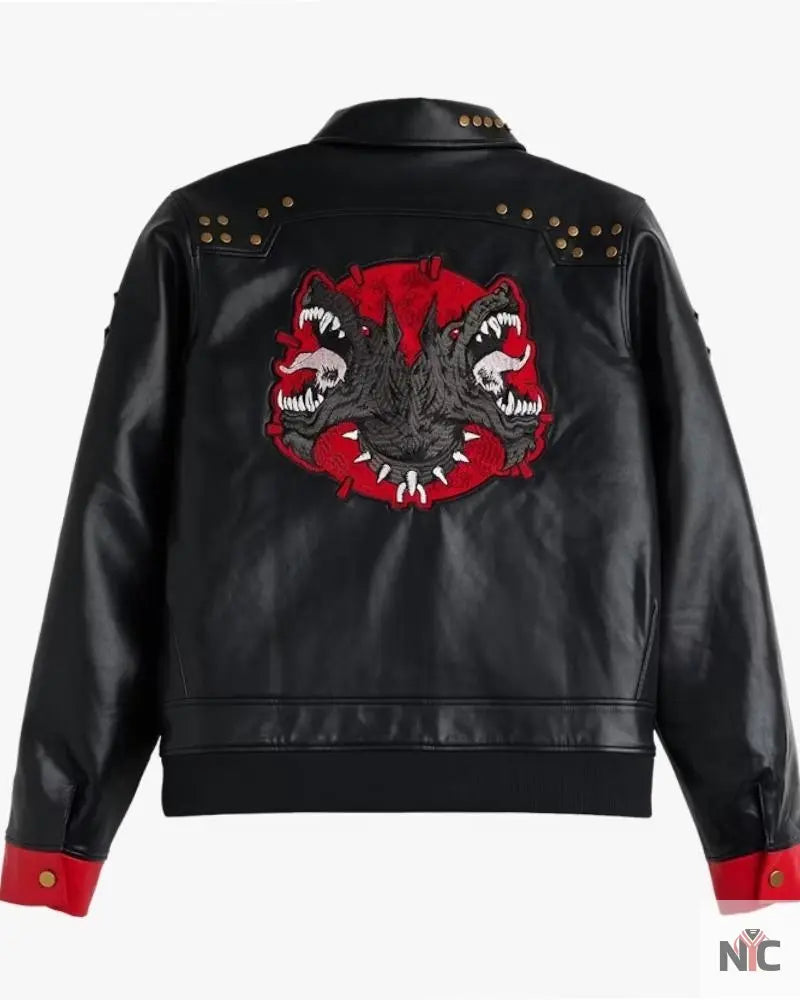 Arcane Season 2 VI Black Leather Jacket Clanton Jacket