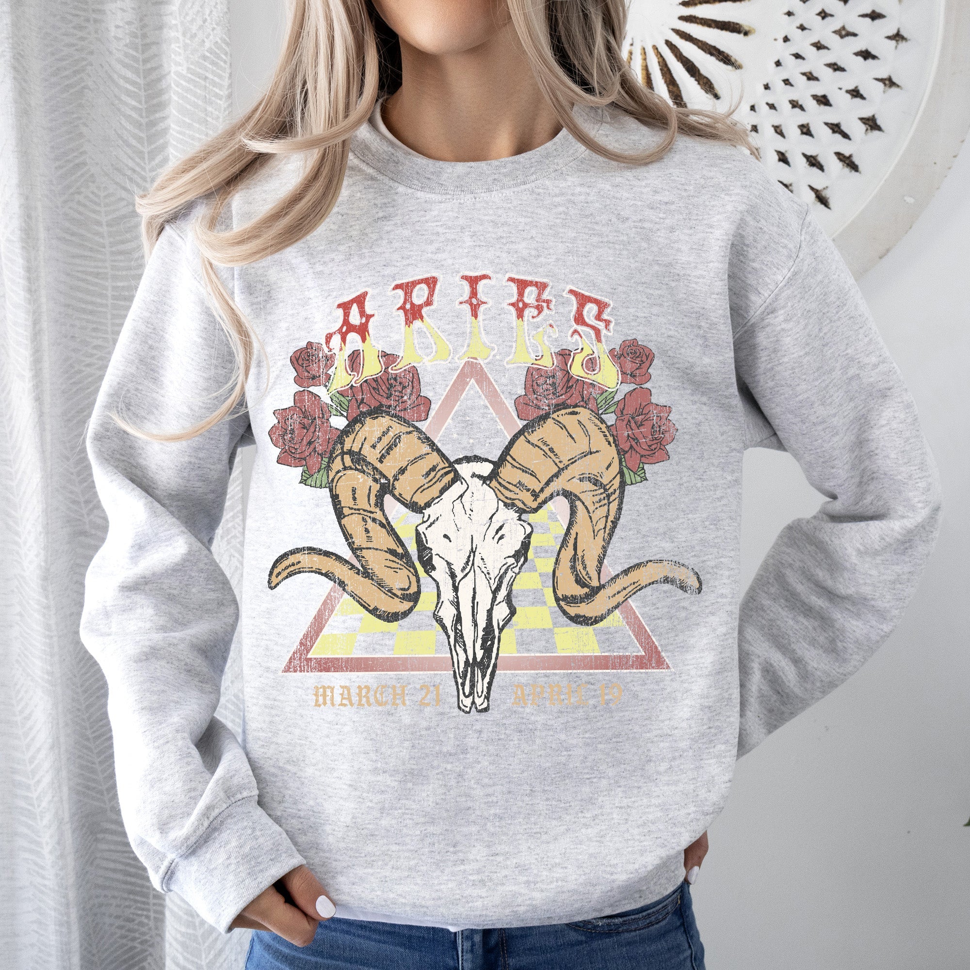 Aries Zodiac, Astrology, Horoscope Sweatshirt