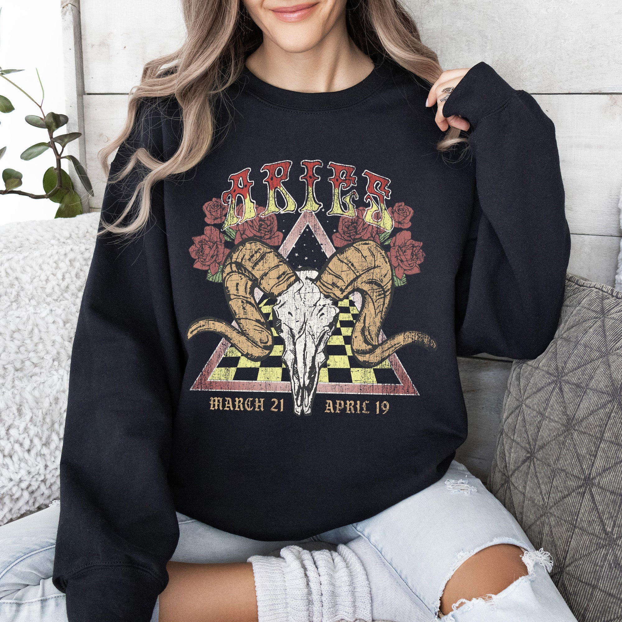Aries Zodiac, Astrology, Horoscope Sweatshirt