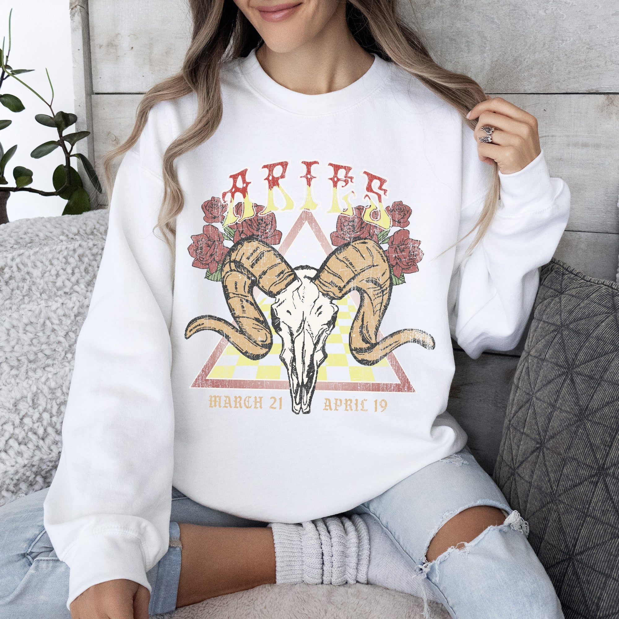 Aries Zodiac, Astrology, Horoscope Sweatshirt