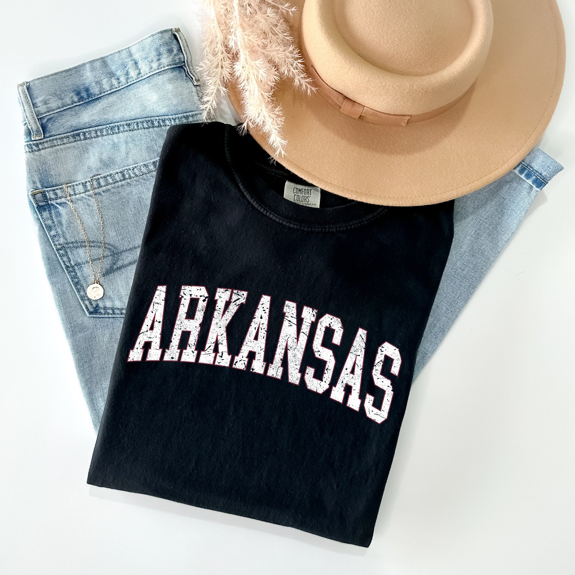 Arkansas, Football, Sports, Game Day, Big Game, Touchdown, Tailgate Party, University, College, State Tshirt Comfort Colors T-Shirt