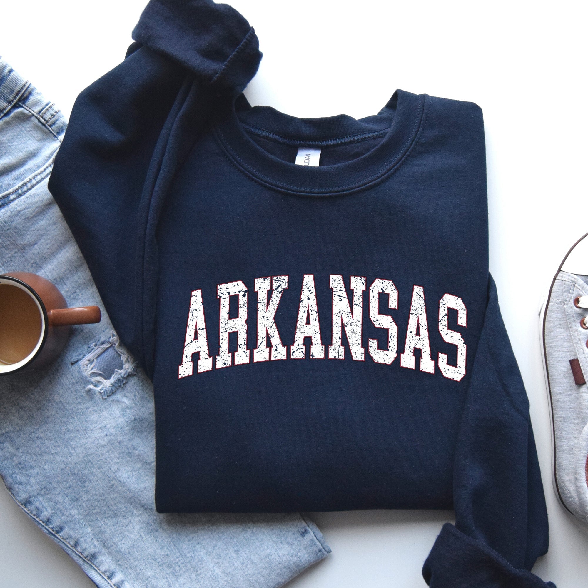 Arkansas, Football, Sports, Game Day, Big Game, Touchdown, Tailgate Party, University, College, State Sweatshirt