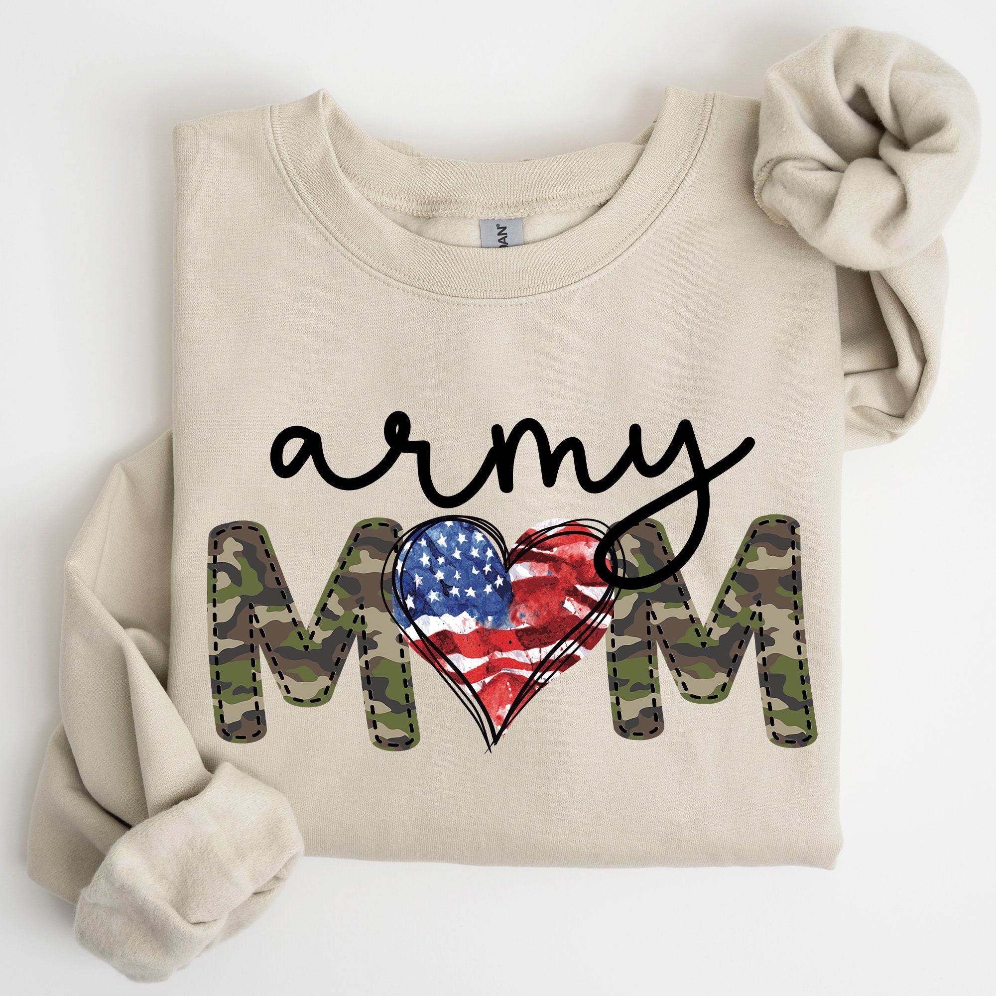 Army Mom, Military, Armed Forces, Mother's Day Sweatshirt