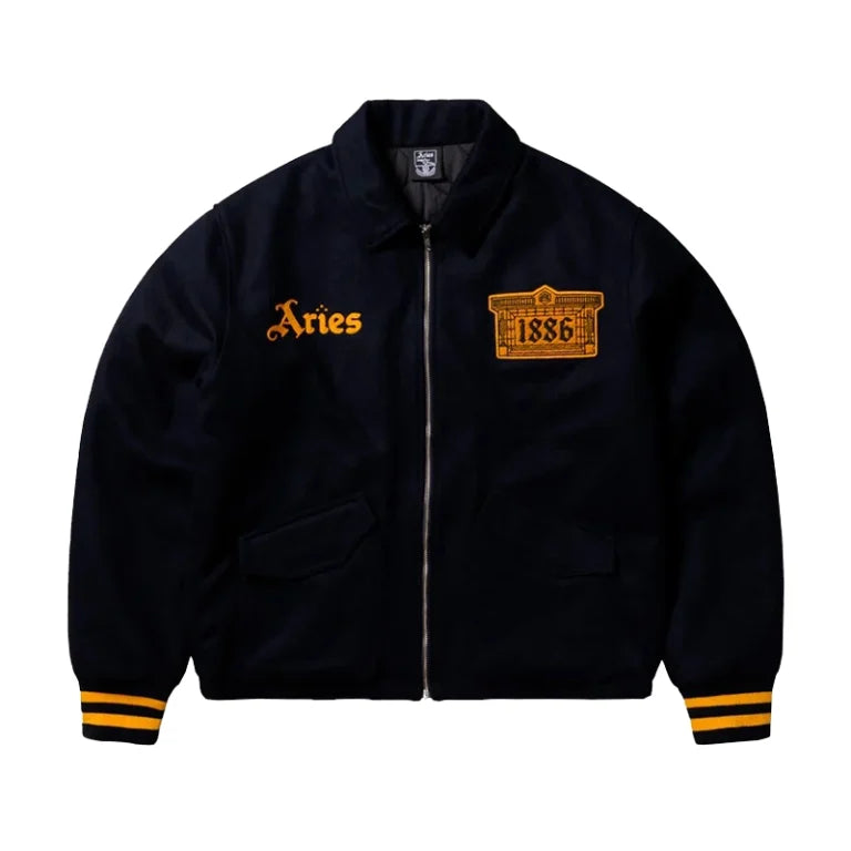 Arsenal X Aries Wool Bomber Jacket