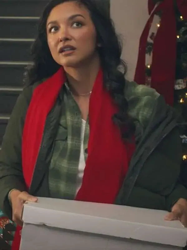 Ash Tsai Christmas of Giving Green Puffer Jacket