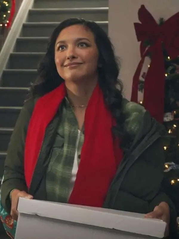 Ash Tsai Christmas of Giving Green Puffer Jacket