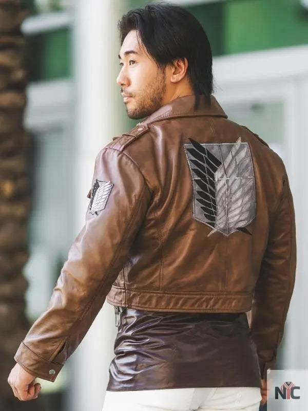 Attack on Titan Scouting Legion Leather Jacket Clanton Jacket