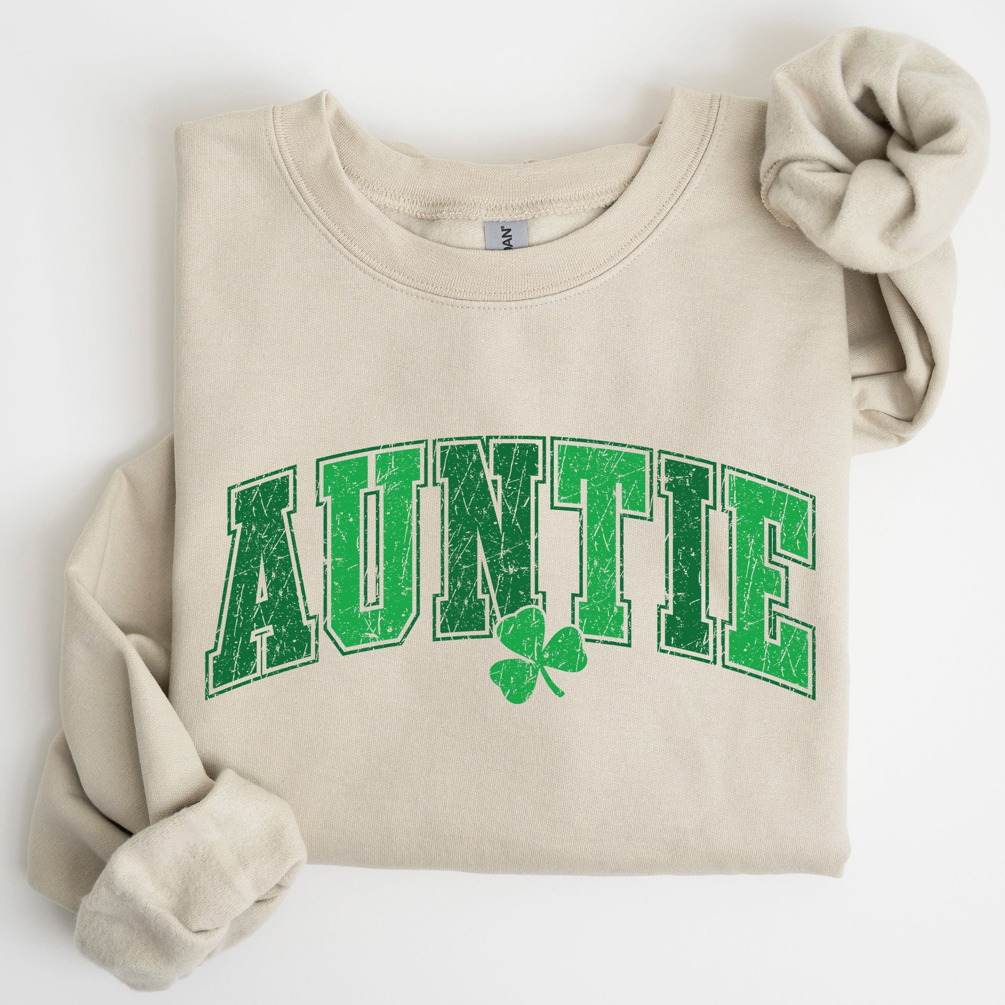 Auntie, St Patrick's Day, Shamrock Sweatshirt
