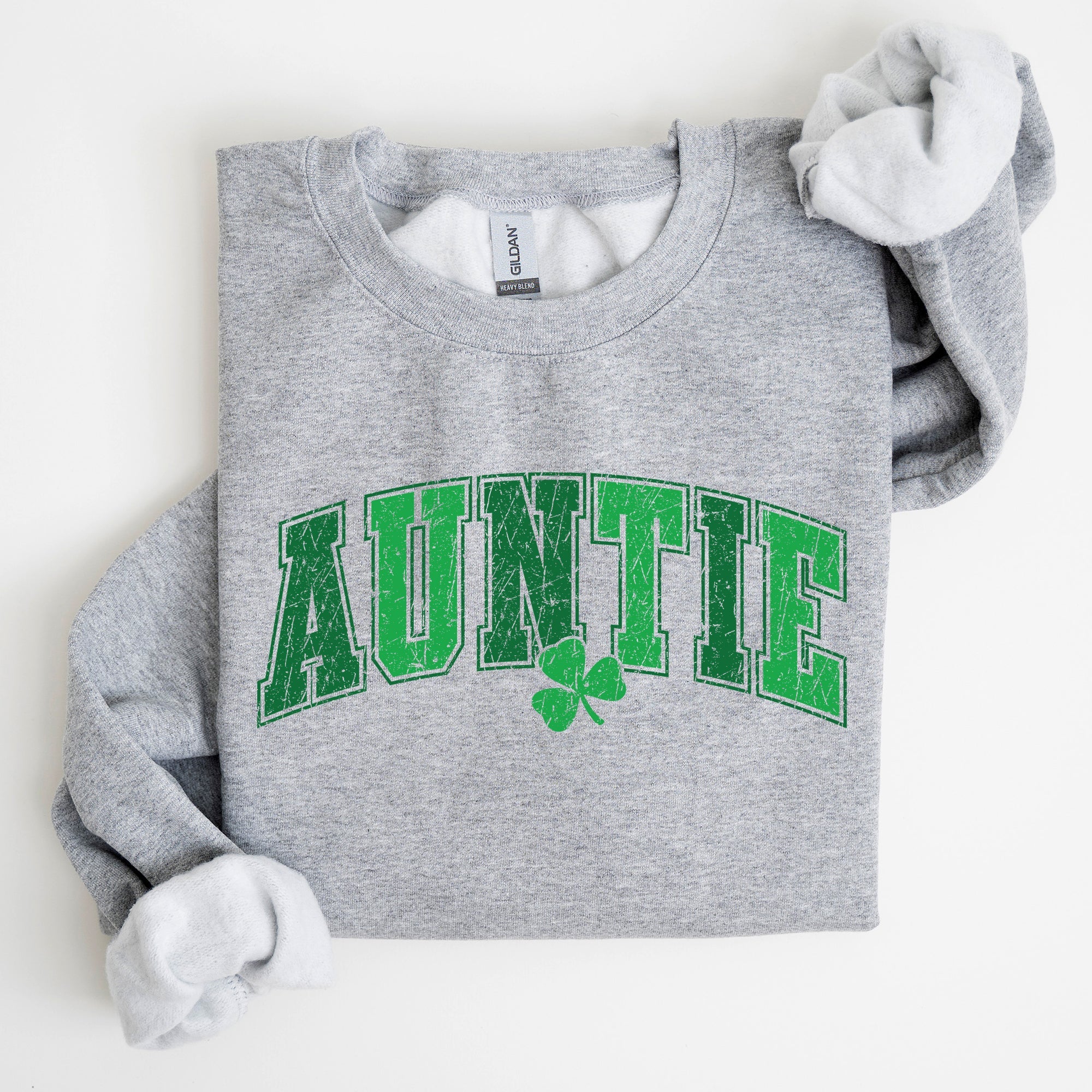 Auntie, St Patrick's Day, Shamrock Sweatshirt
