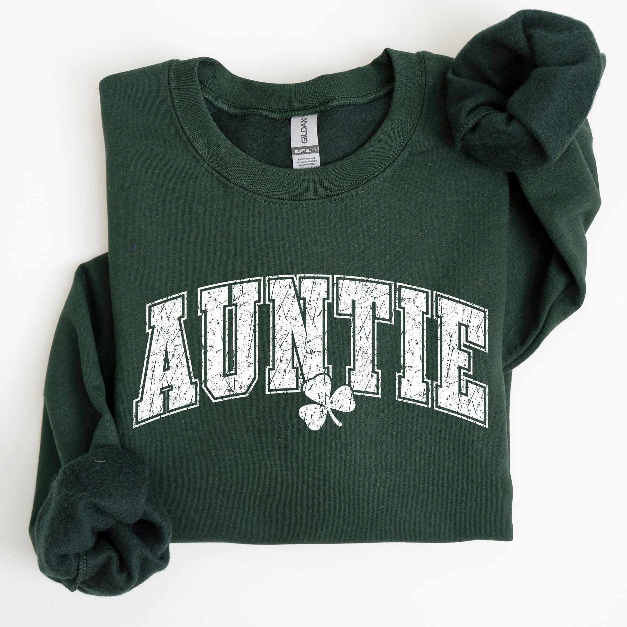Auntie, St Patrick's Day, Shamrock Sweatshirt