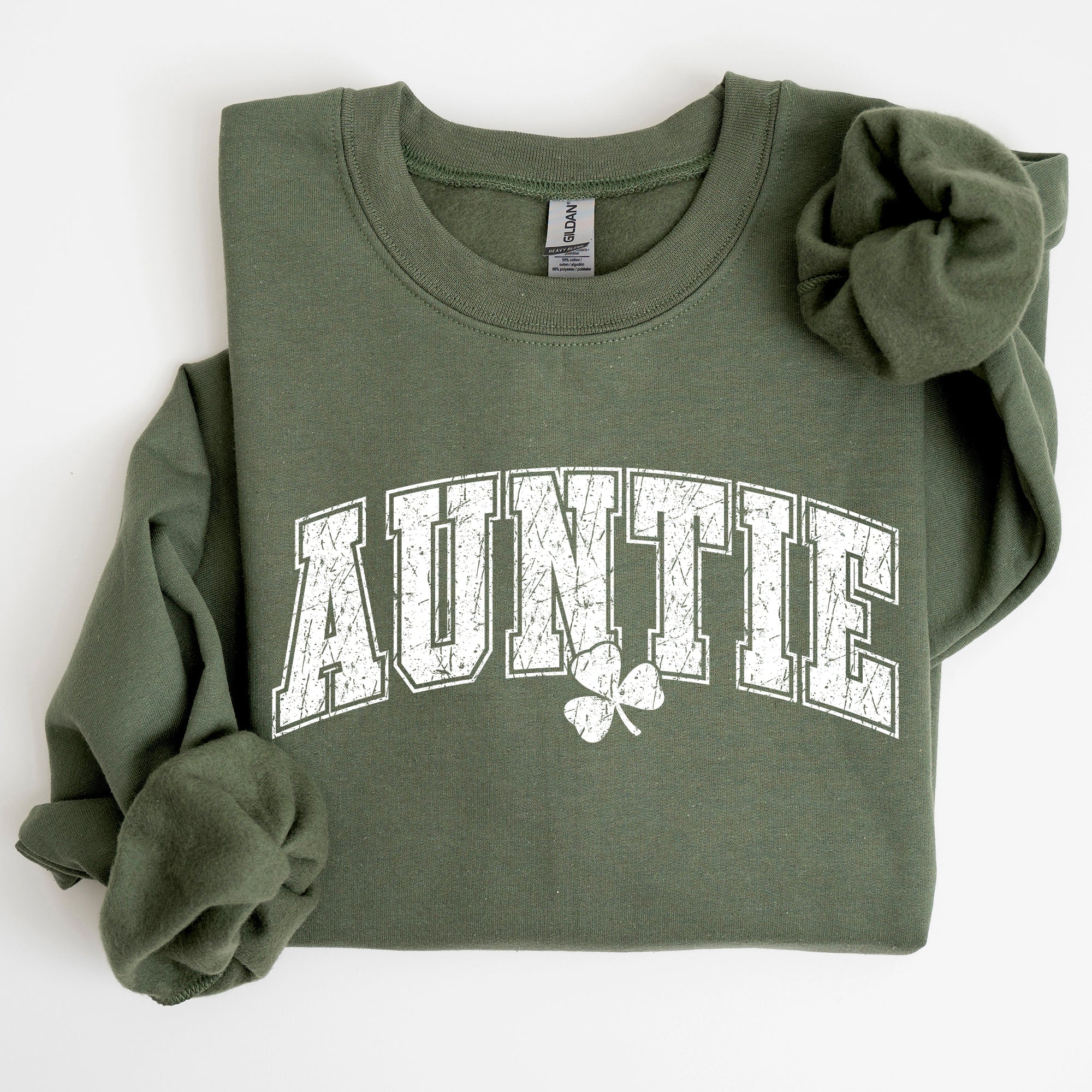 Auntie, St Patrick's Day, Shamrock Sweatshirt