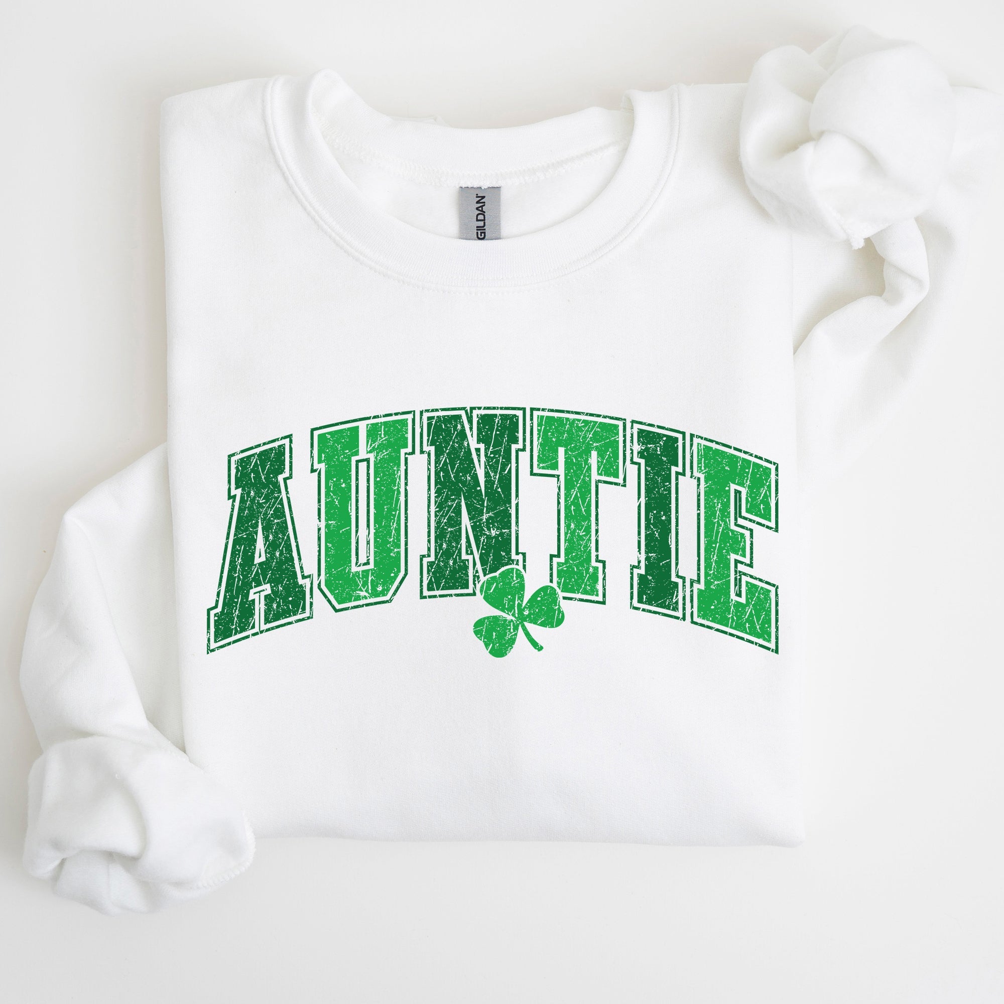 Auntie, St Patrick's Day, Shamrock Sweatshirt