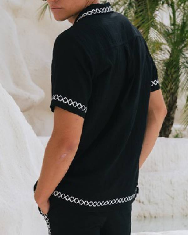 Aussie Shore Callum Hole Black Shirt