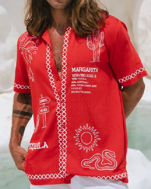 Aussie Shore Callum Hole Red Shirt