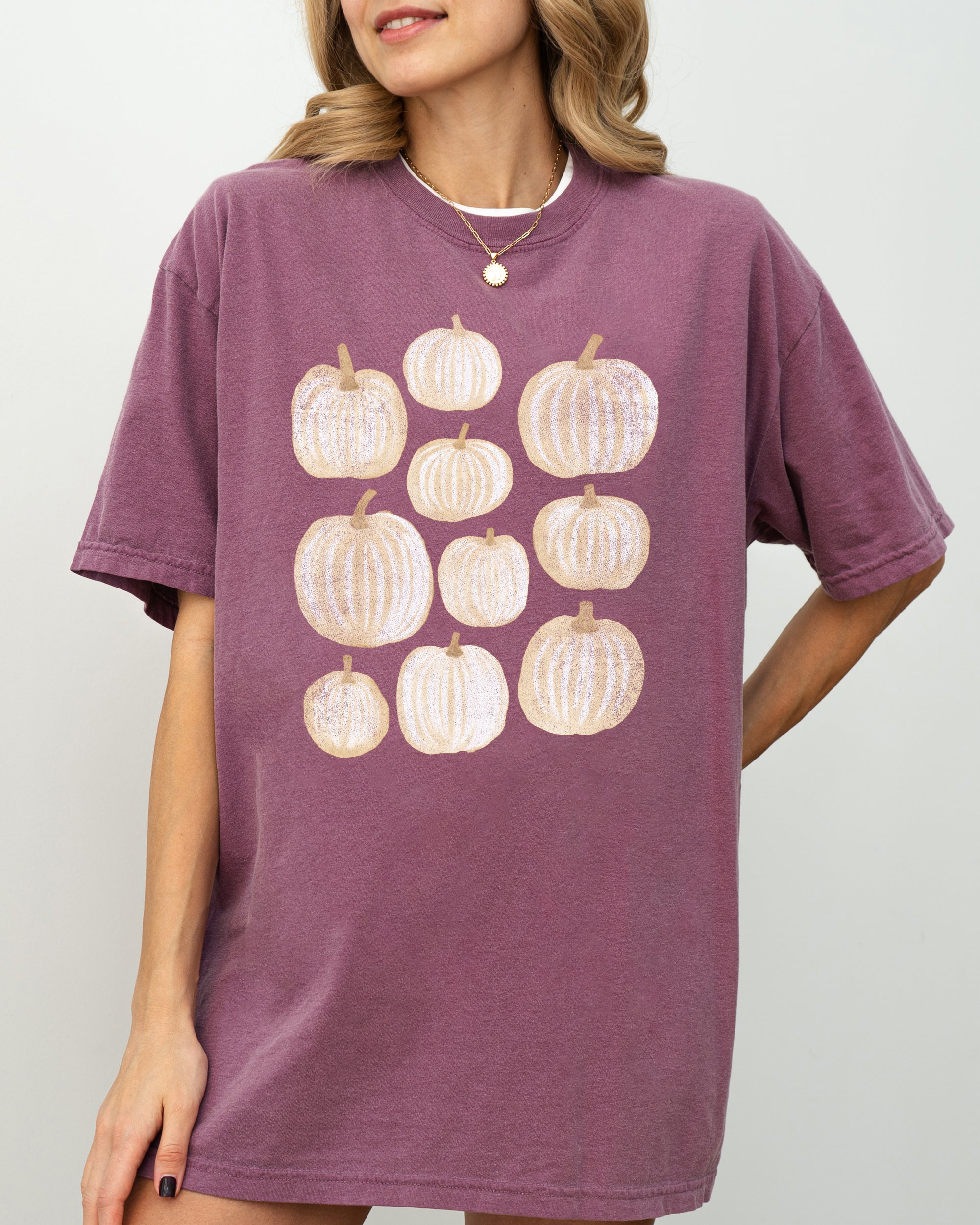 Autumn Pumpkins, Simplicity, Fall, Thanksgiving, Halloween Shirt Comfort Colors T-Shirt