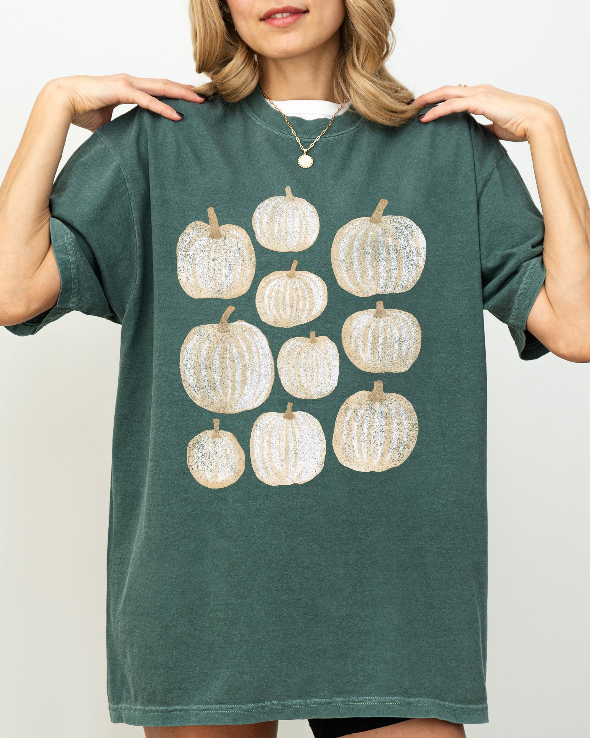 Autumn Pumpkins, Simplicity, Fall, Thanksgiving, Halloween Shirt Comfort Colors T-Shirt
