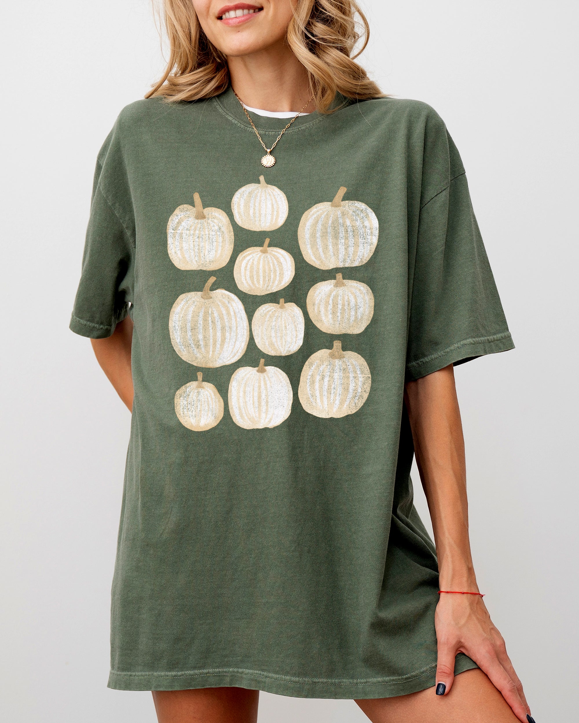 Autumn Pumpkins, Simplicity, Fall, Thanksgiving, Halloween Shirt Comfort Colors T-Shirt