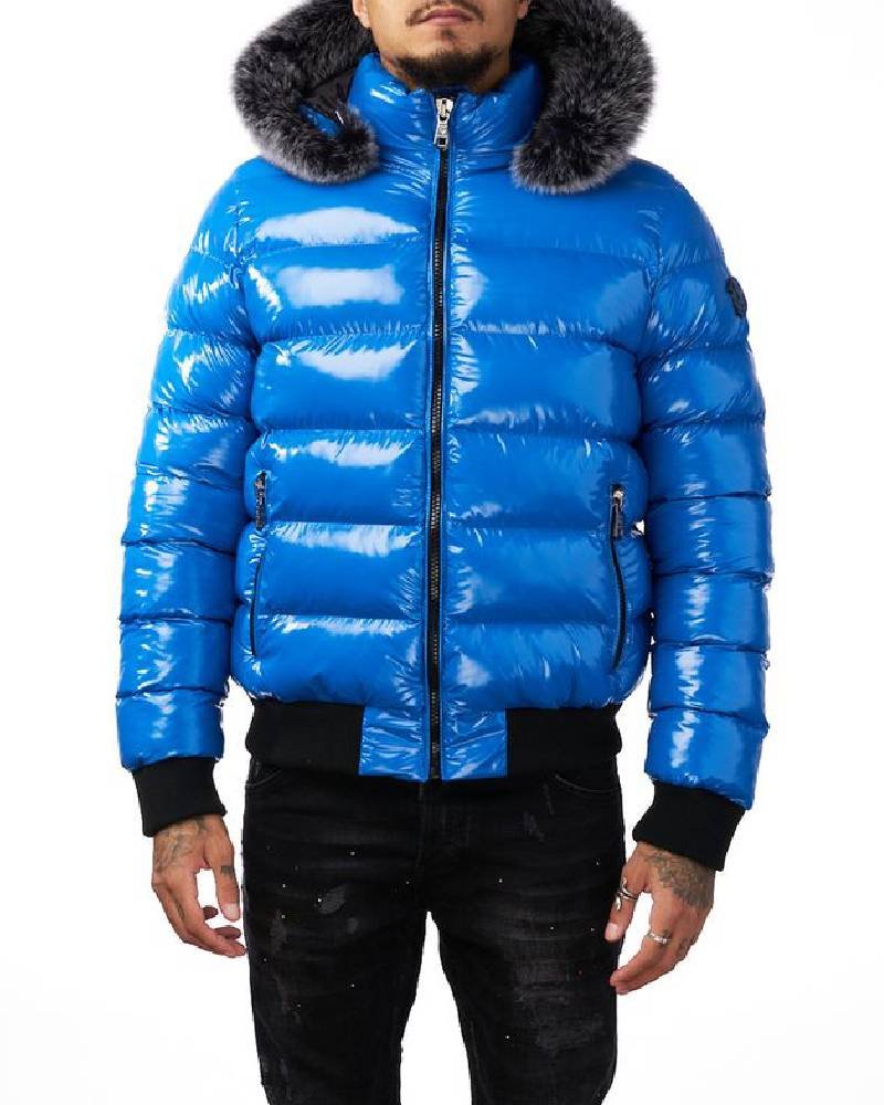 Avenue George V Paris Down Light Blue Jacket Clanton Jacket