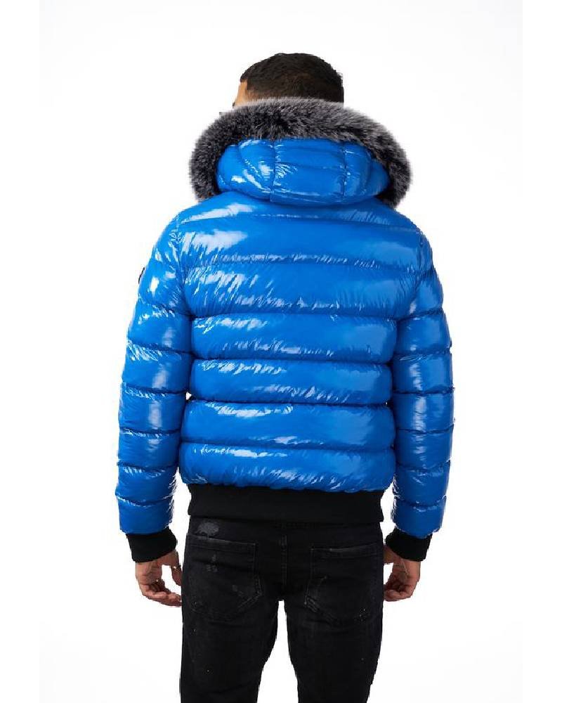 Avenue George V Paris Down Light Blue Jacket Clanton Jacket