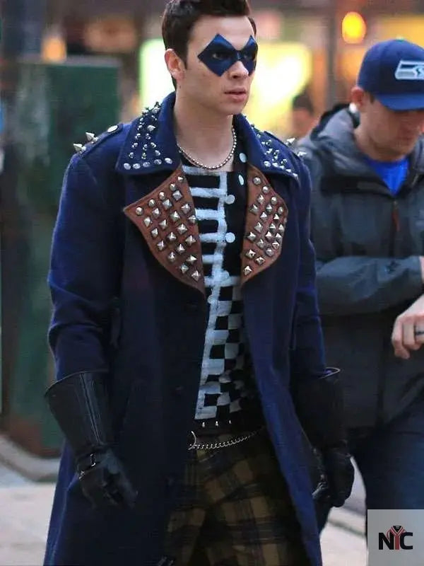 Axel Walker The Flash S04 Blue Coat Clanton Jacket