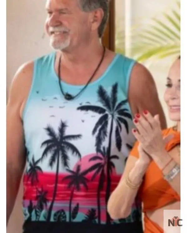 Bachelor in Paradise Jack Lencioni Palm Tree Tank Top Clanton Jacket