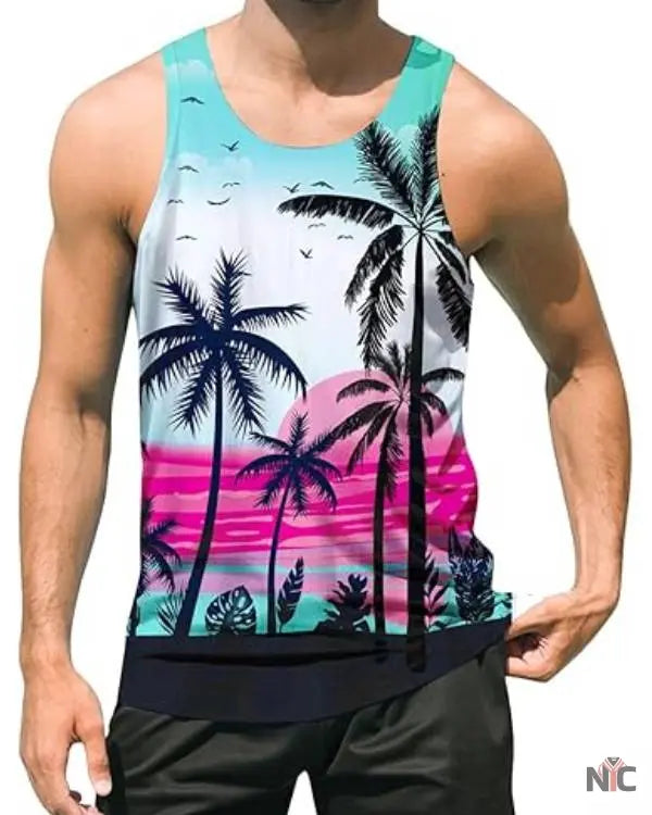 Bachelor in Paradise Jack Lencioni Palm Tree Tank Top Clanton Jacket