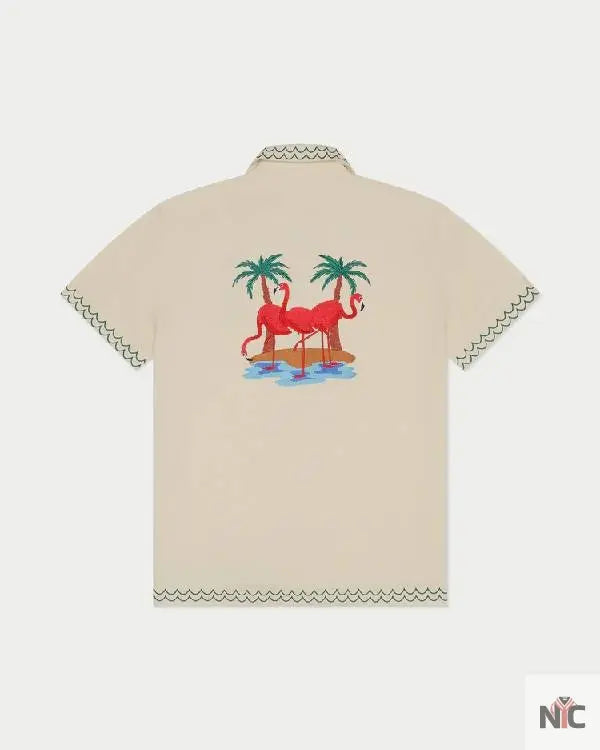 Bachelor in Paradise Sean McLaughlin Flamingo Shirt Clanton Jacket