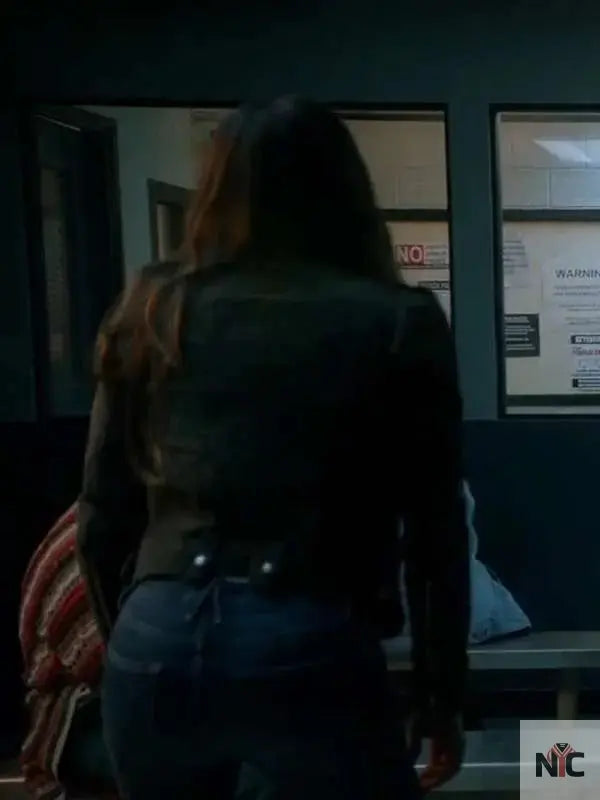 Bailey Nune The Rookie Green Leather Jacket Clanton Jacket