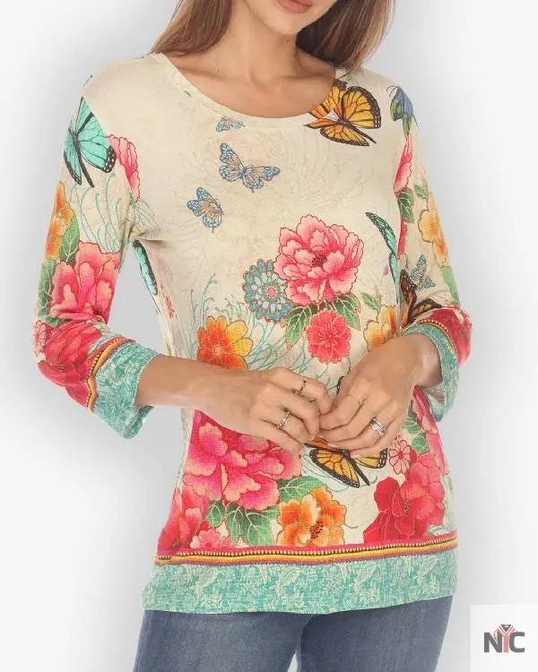 Ballard S01 Rebecca Field Floral Shirt Clanton Jacket