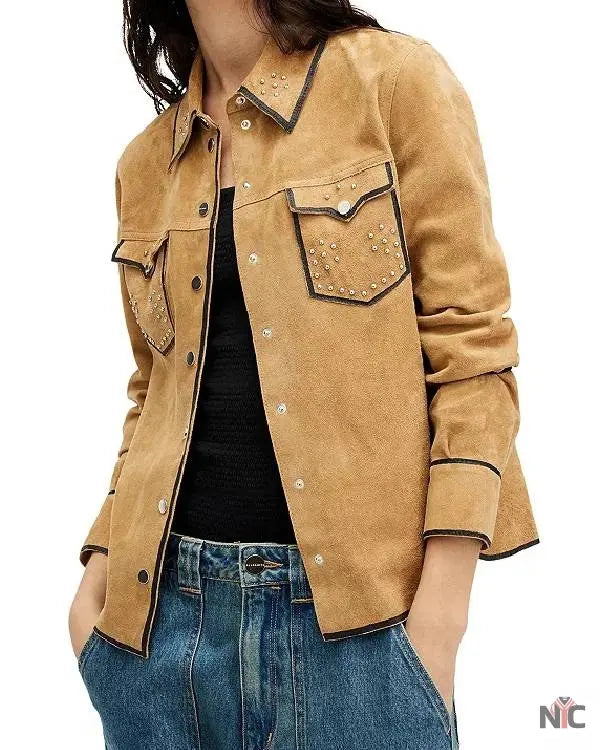 Ballard S01 Victoria Moroles Brown Jacket Clanton Jacket