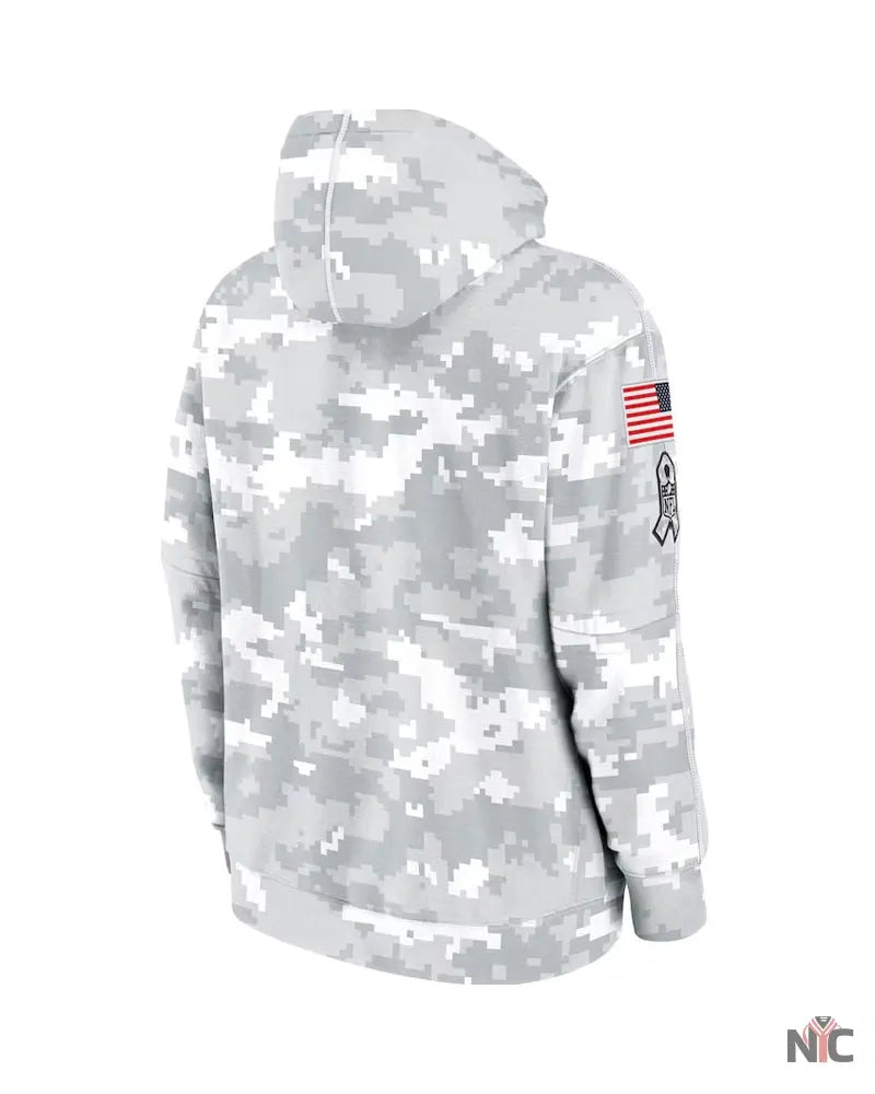 Baltimore Ravens Salute To Service Camo 2024 Hoodie Clanton Jacket