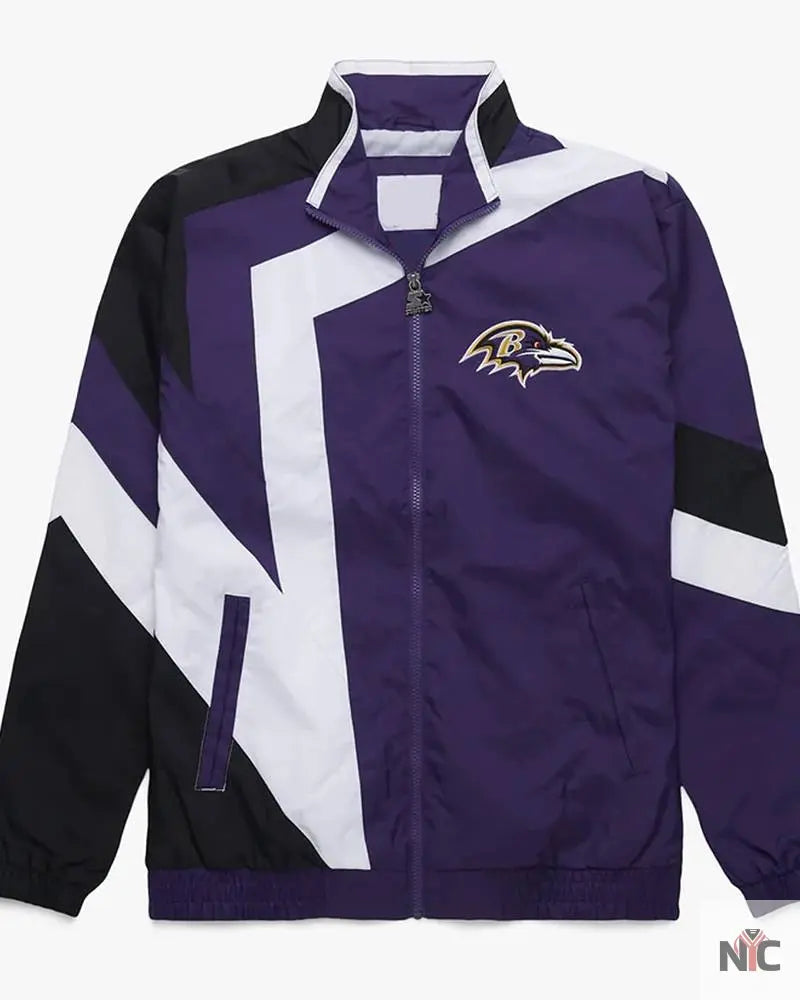 Baltimore Ravens Star Windbreaker Jacket Clanton Jacket