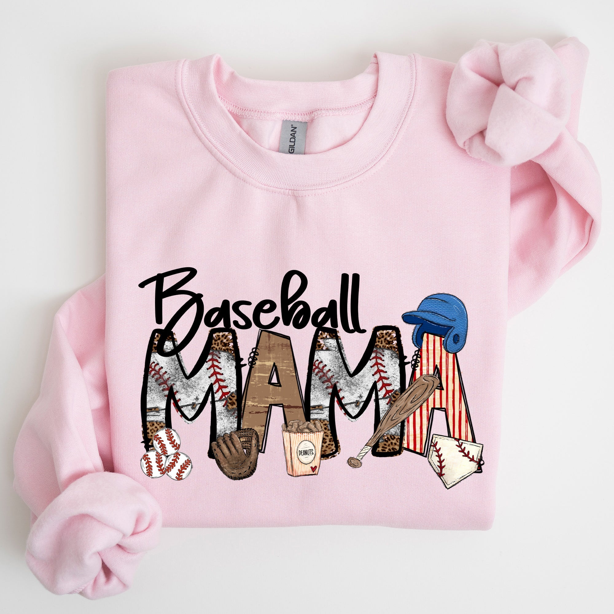 Baseball Mama, Sports, Mother's Day Sweatshirt