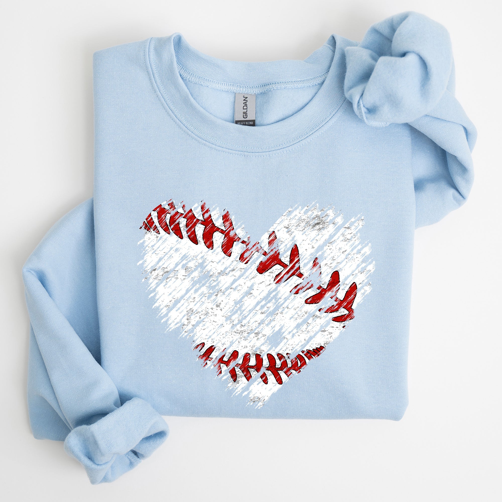 Baseball, Heart, Mom, Mother's Day Sweatshirt