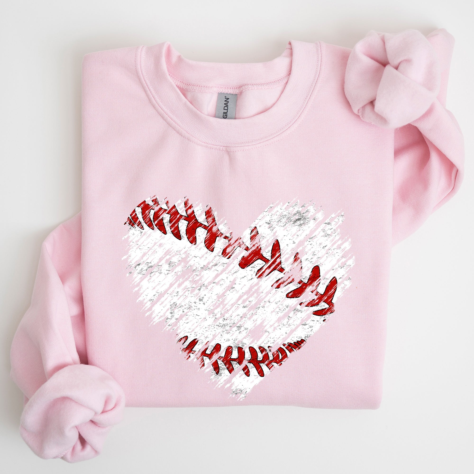 Baseball, Heart, Mom, Mother's Day Sweatshirt