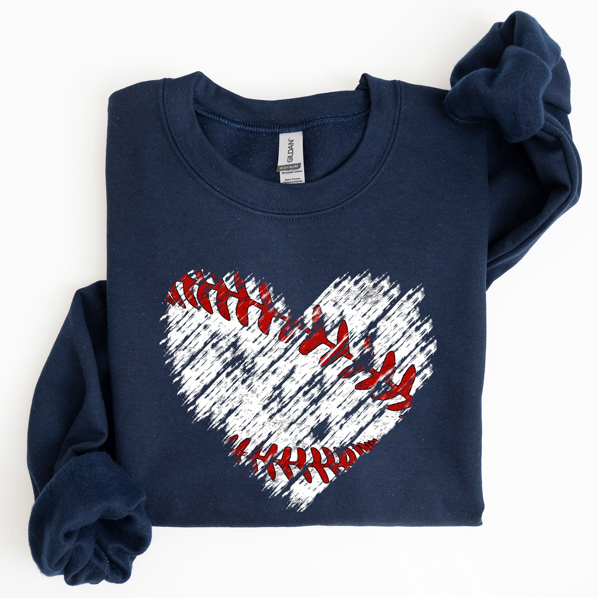 Baseball, Heart, Mom, Mother's Day Sweatshirt