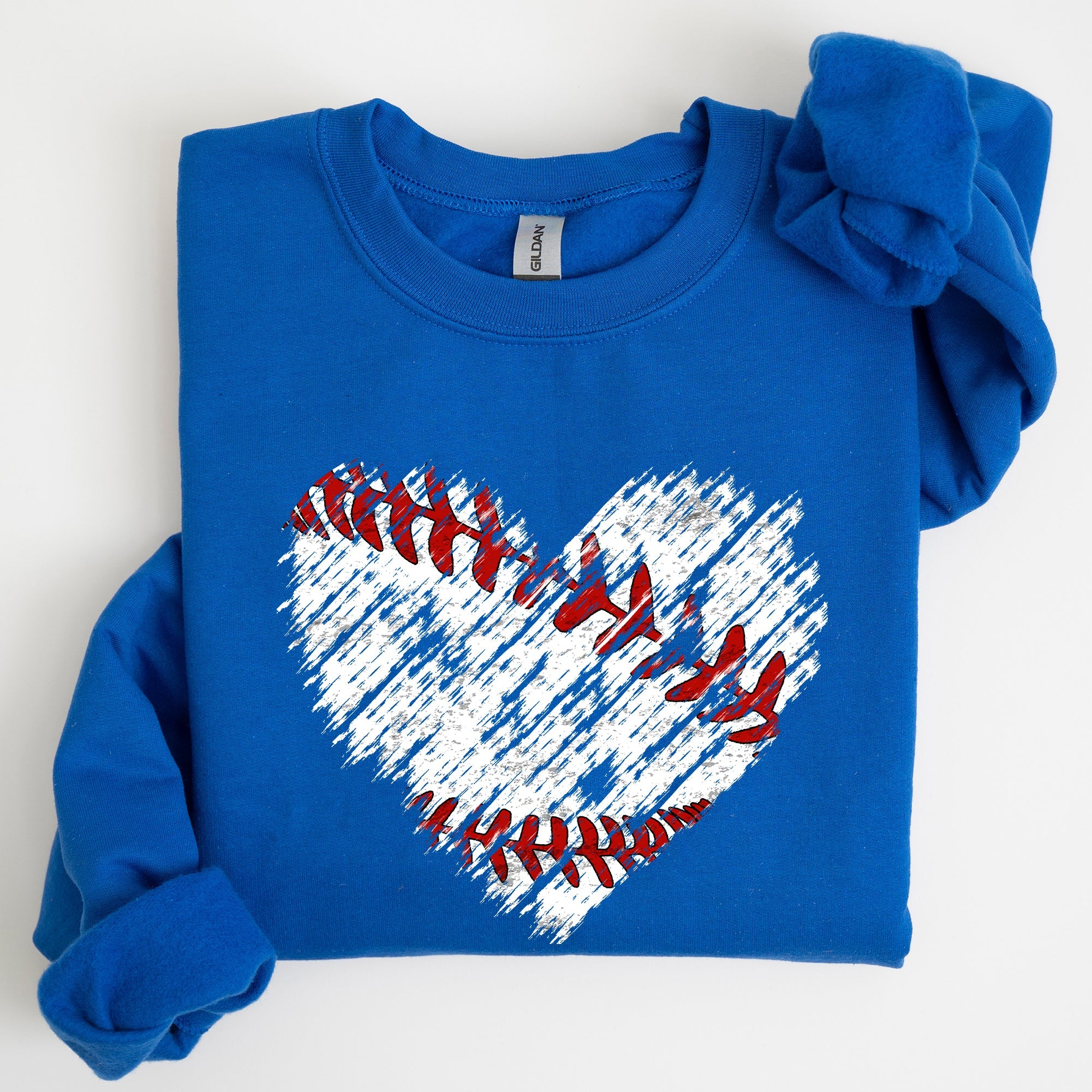 Baseball, Heart, Mom, Mother's Day Sweatshirt